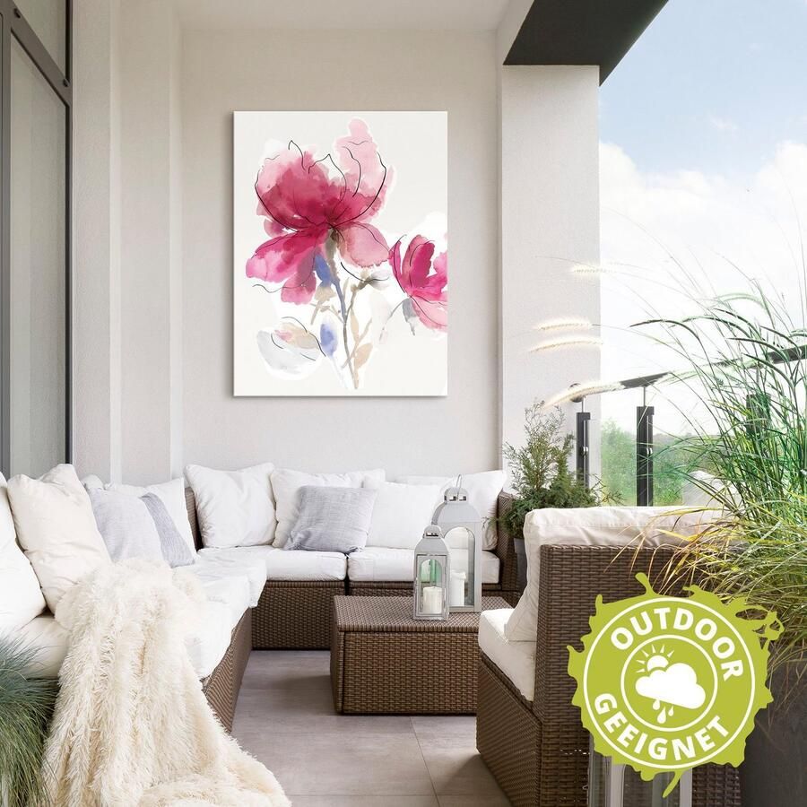 Artland Artprint Rosy Blossom I als artprint van aluminium artprint op linnen muursticker of poster in verschillende maten - Foto 2