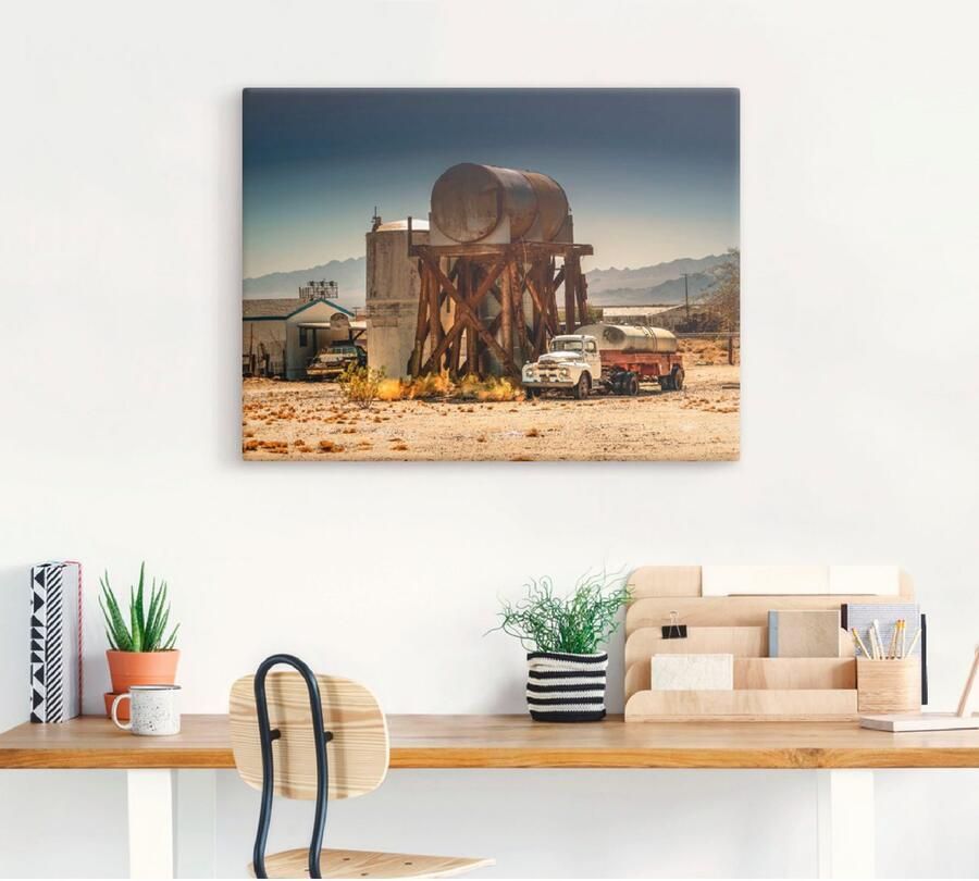 Artland Artprint Route 66 Californië Amerika als artprint op linnen in verschillende maten - Foto 3