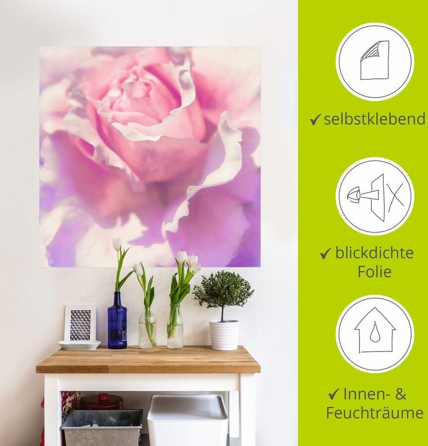 Artland Artprint Roze als artprint op linnen poster muursticker in verschillende maten - Foto 3