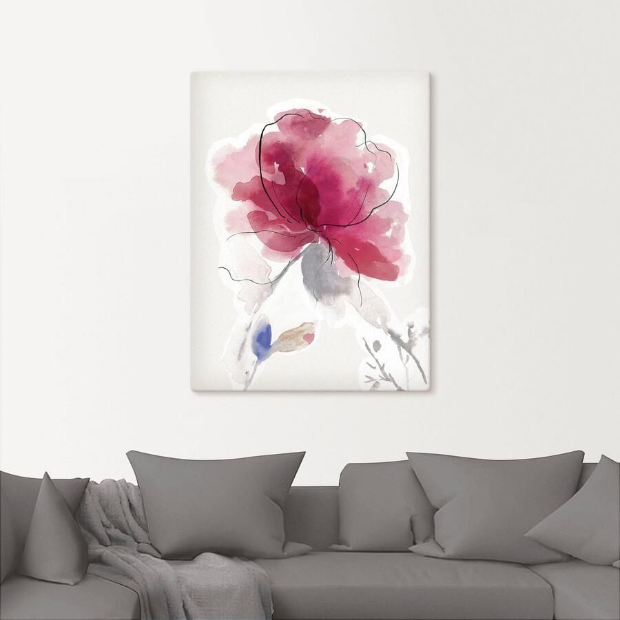 Artland Artprint op linnen Roze Bloesem II. - Foto 2