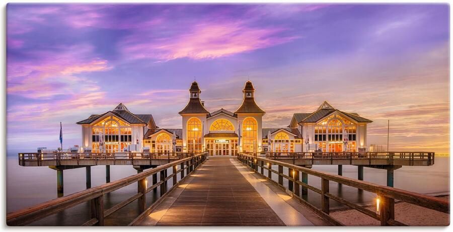 Artland Artprint Rügen pier in Sellin als artprint van aluminium artprint op linnen muursticker of poster in verschillende maten - Foto 6