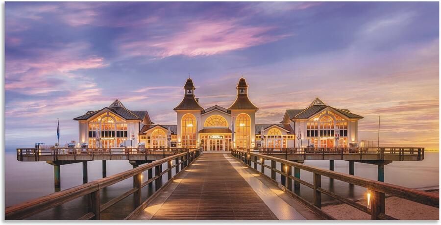 Artland Artprint Rügen pier in Sellin als artprint van aluminium artprint op linnen muursticker of poster in verschillende maten - Foto 7