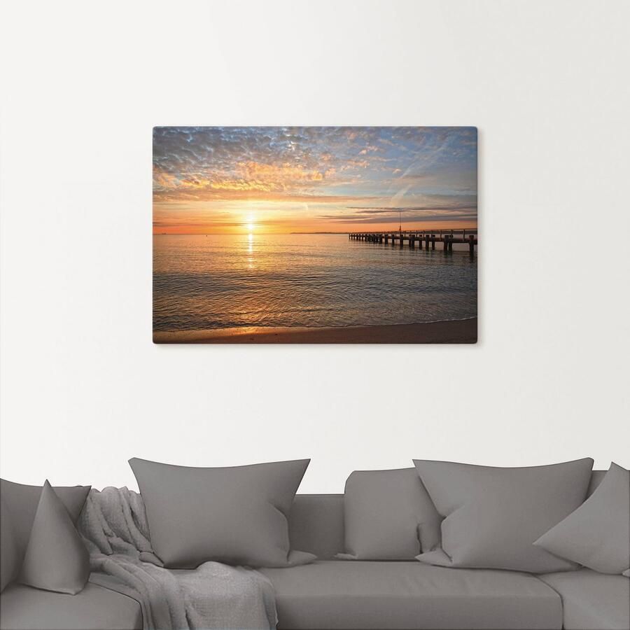 Artland Artprint s Morgens vroeg aan de Oostzee als artprint van aluminium artprint voor buiten artprint op linnen poster muursticker - Foto 6