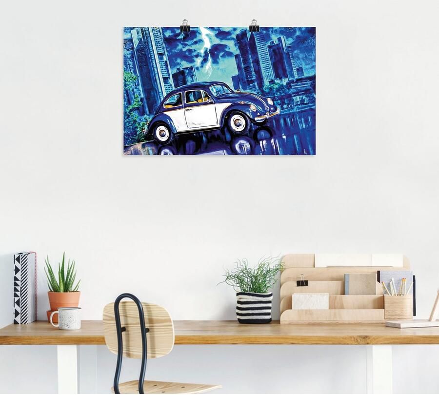 Artland Artprint S nachts als artprint van aluminium artprint op linnen muursticker of poster in verschillende maten - Foto 7