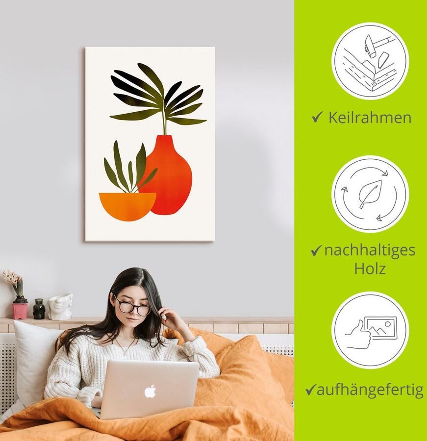 Artland Artprint Scandinavisch stilleven als artprint van aluminium artprint voor buiten artprint op linnen poster in verschillende maten. maten - Foto 2