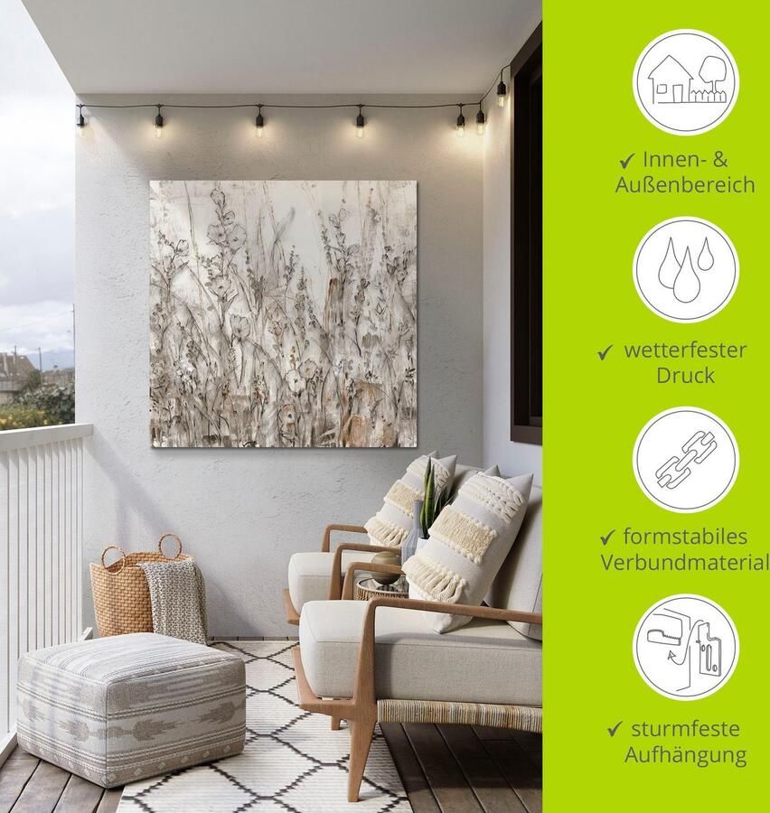 Artland Artprint Schaduw II als artprint van aluminium artprint voor buiten artprint op linnen in verschillende maten - Foto 3