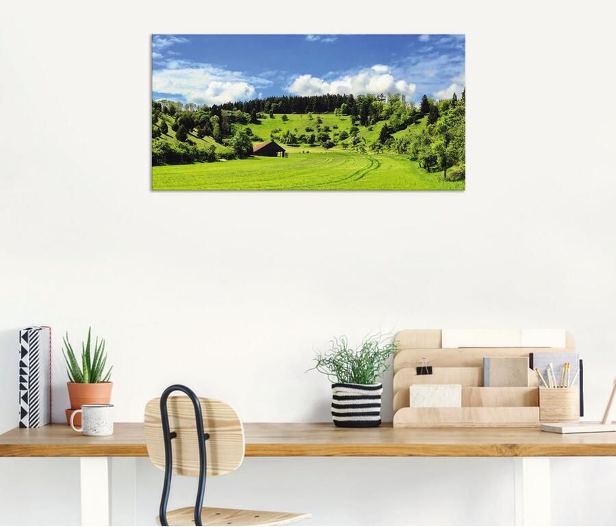 Artland Artprint Schitterend landschap in het Zwarte Woud als artprint van aluminium artprint op linnen muursticker verschillende maten - Foto 6