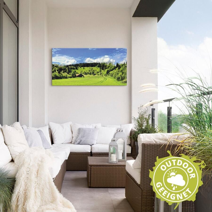 Artland Artprint Schitterend landschap in het Zwarte Woud als artprint van aluminium artprint op linnen muursticker verschillende maten - Foto 2