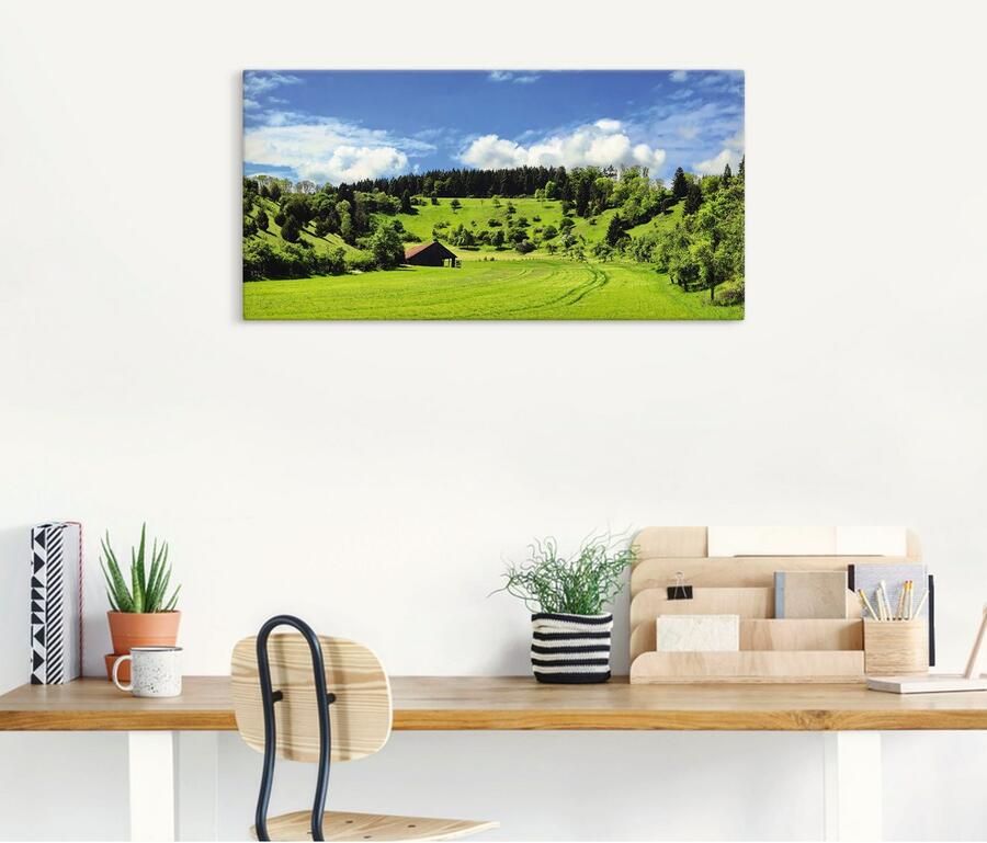 Artland Artprint Schitterend landschap in het Zwarte Woud als artprint van aluminium artprint op linnen muursticker verschillende maten - Foto 5