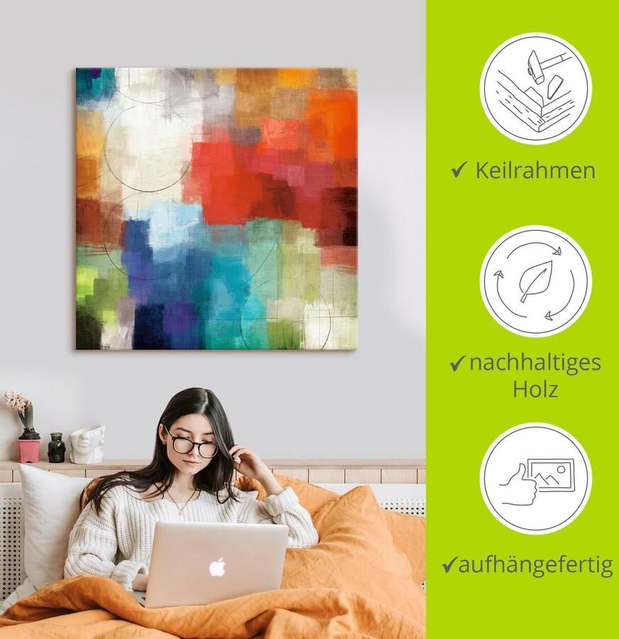 Artland Artprint Seizoenen als artprint op linnen poster in verschillende formaten maten