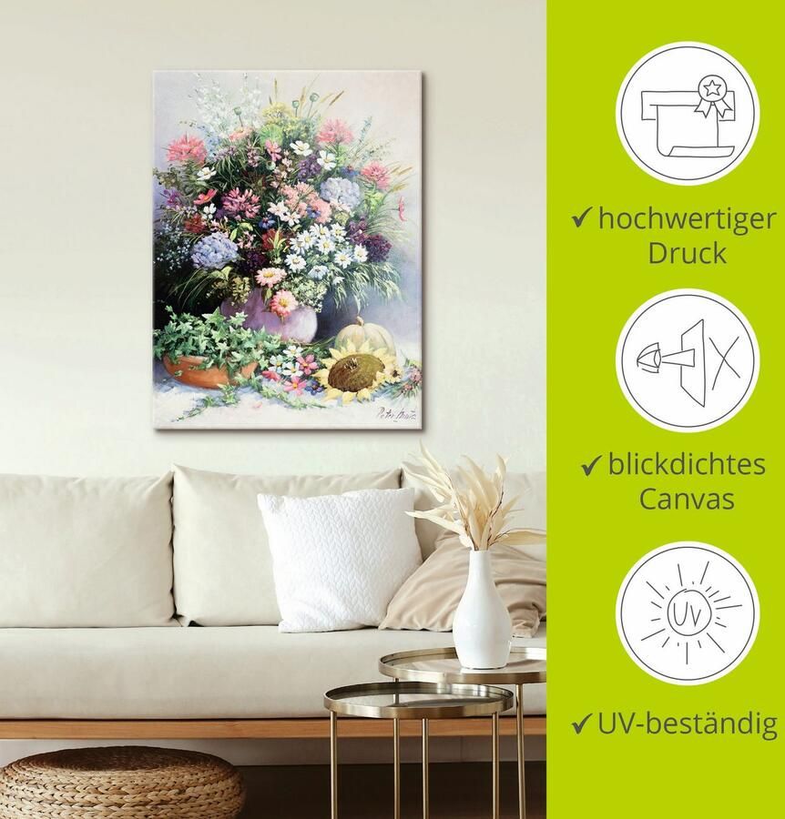 Artland Artprint Seizoenen warmte als artprint op linnen poster in verschillende formaten maten - Foto 3