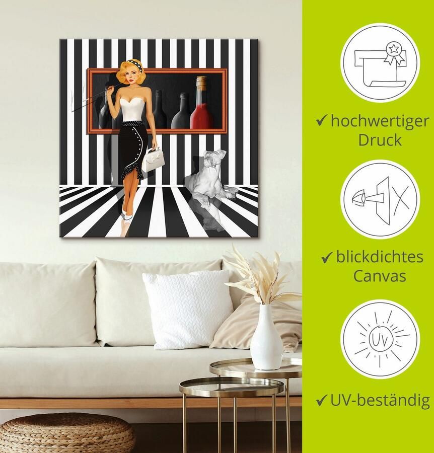 Artland Artprint Serie als artprint op linnen muursticker in verschillende maten - Foto 2