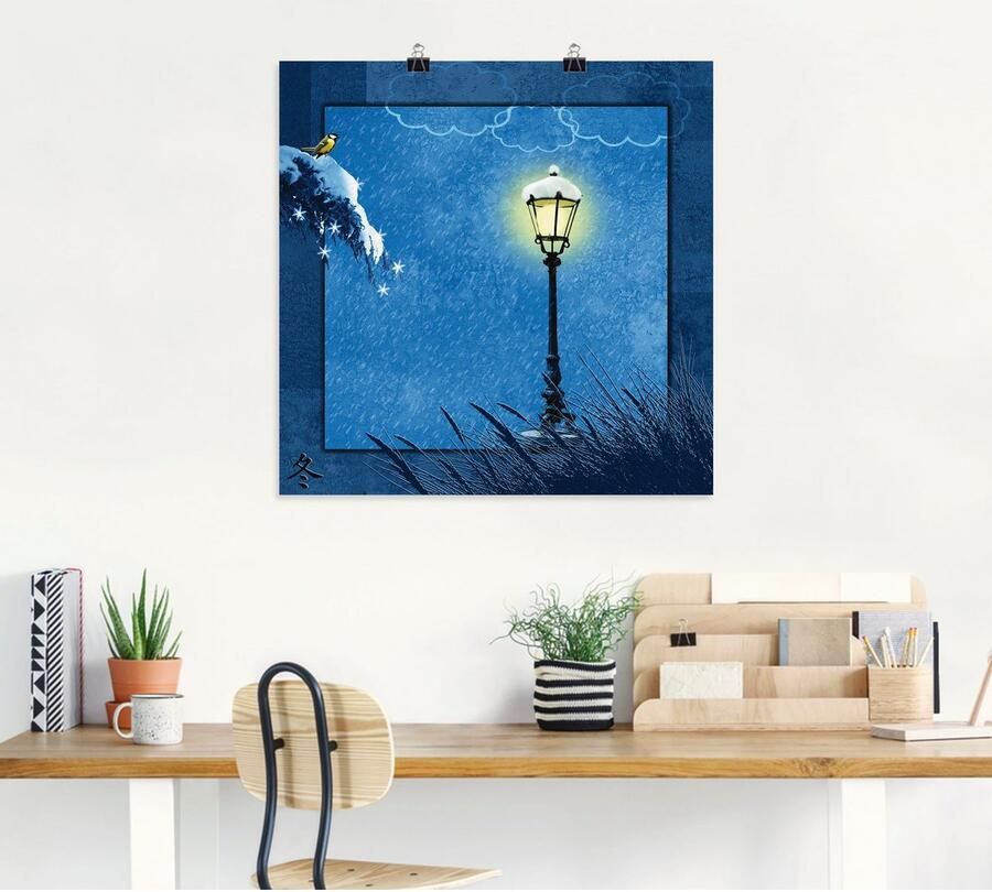 Artland Artprint Serie vier seizoenen IV als artprint op linnen poster in verschillende formaten maten - Foto 4