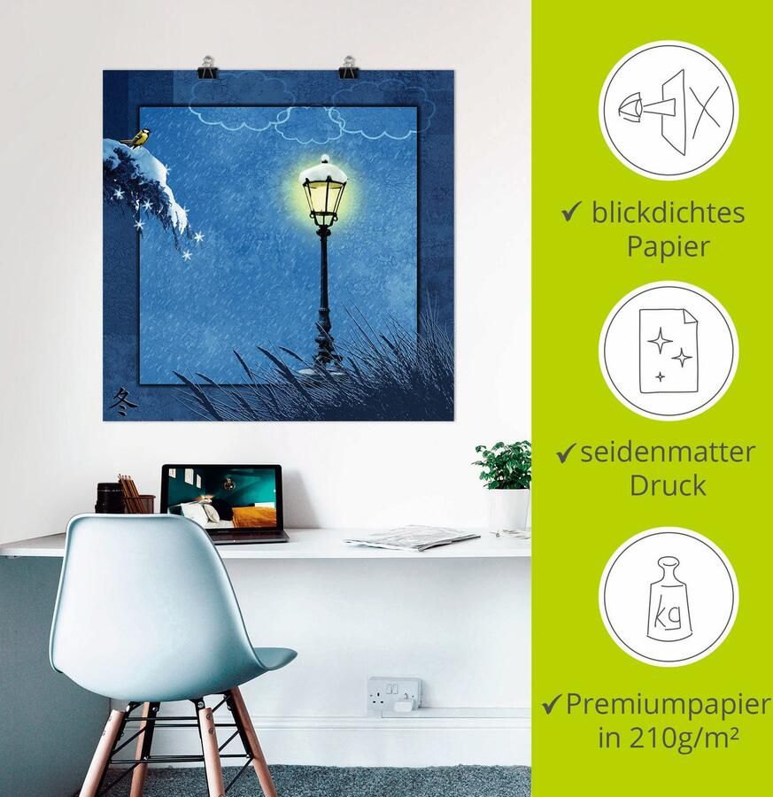 Artland Artprint Serie vier seizoenen IV als artprint op linnen poster in verschillende formaten maten - Foto 2