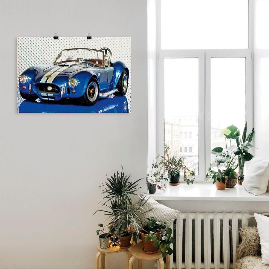 Artland Poster Shelby Cobra blauw - Foto 2