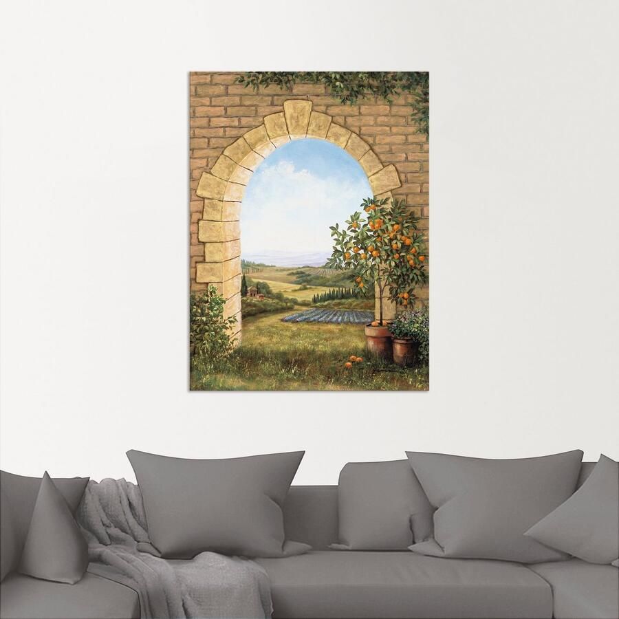 Artland Artprint Sinaasappelboompje voor de boog als artprint van aluminium artprint voor buiten artprint op linnen poster muursticker - Foto 2