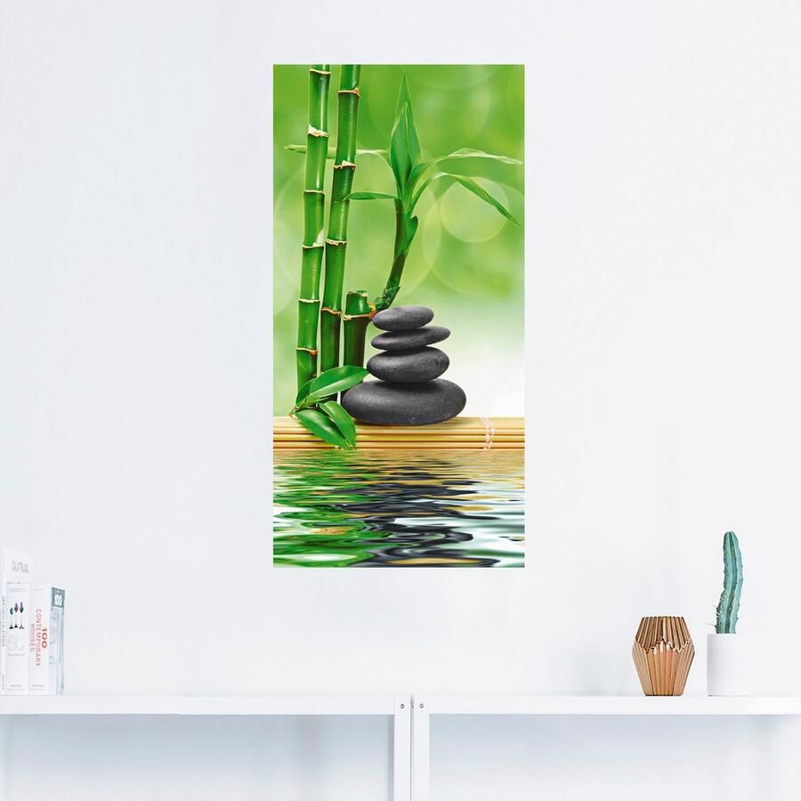 Artland Artprint Spa concept zen basaltstenen als artprint op linnen poster muursticker in verschillende maten - Foto 2