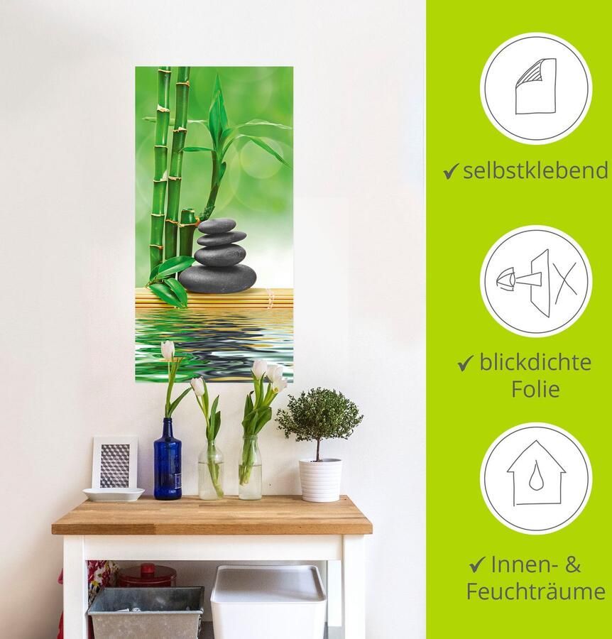 Artland Artprint Spa concept zen basaltstenen als artprint op linnen poster muursticker in verschillende maten - Foto 4