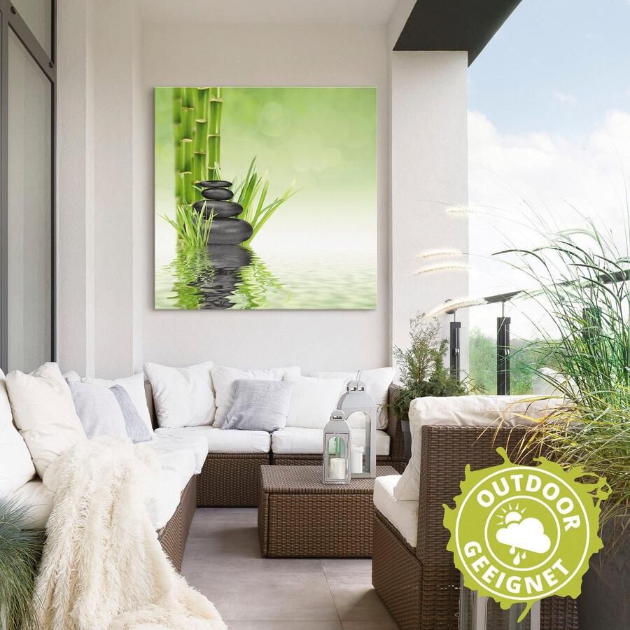 Artland Artprint Spa stenen als artprint van aluminium artprint voor buiten artprint op linnen poster muursticker - Foto 2