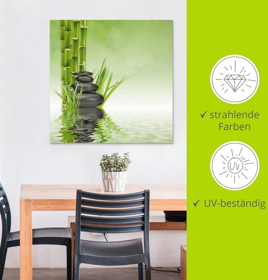 Artland Artprint Spa stenen als artprint van aluminium artprint voor buiten artprint op linnen poster muursticker - Foto 3