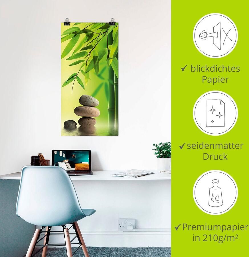 Artland Artprint Spa stilleven als artprint op linnen poster in verschillende formaten maten - Foto 2