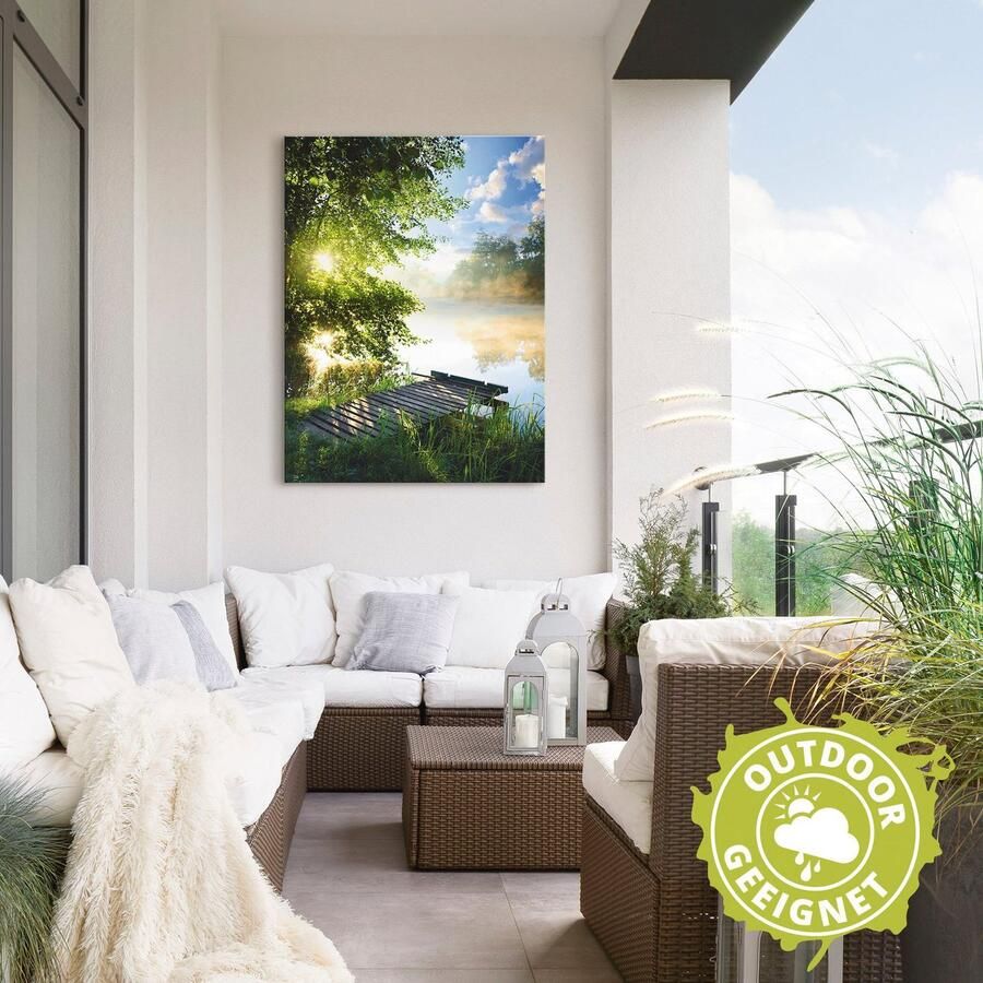 Artland Artprint Stijger in de ochtend als artprint van aluminium artprint voor buiten artprint op linnen poster muursticker - Foto 2