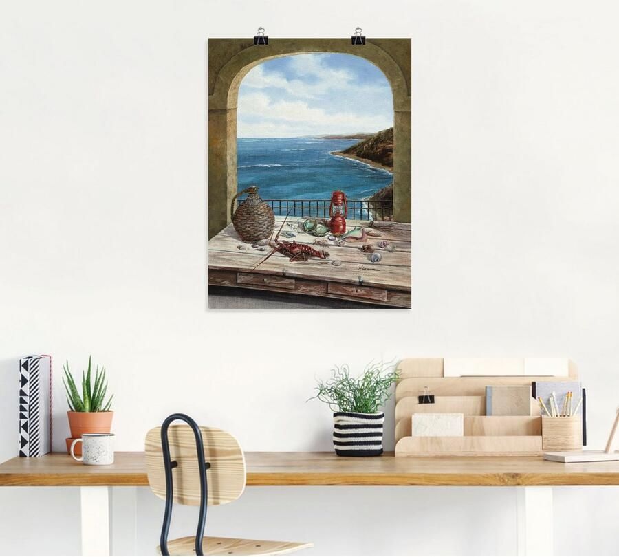 Artland Artprint Stilleven aan de zee als artprint van aluminium artprint voor buiten artprint op linnen poster muursticker - Foto 4