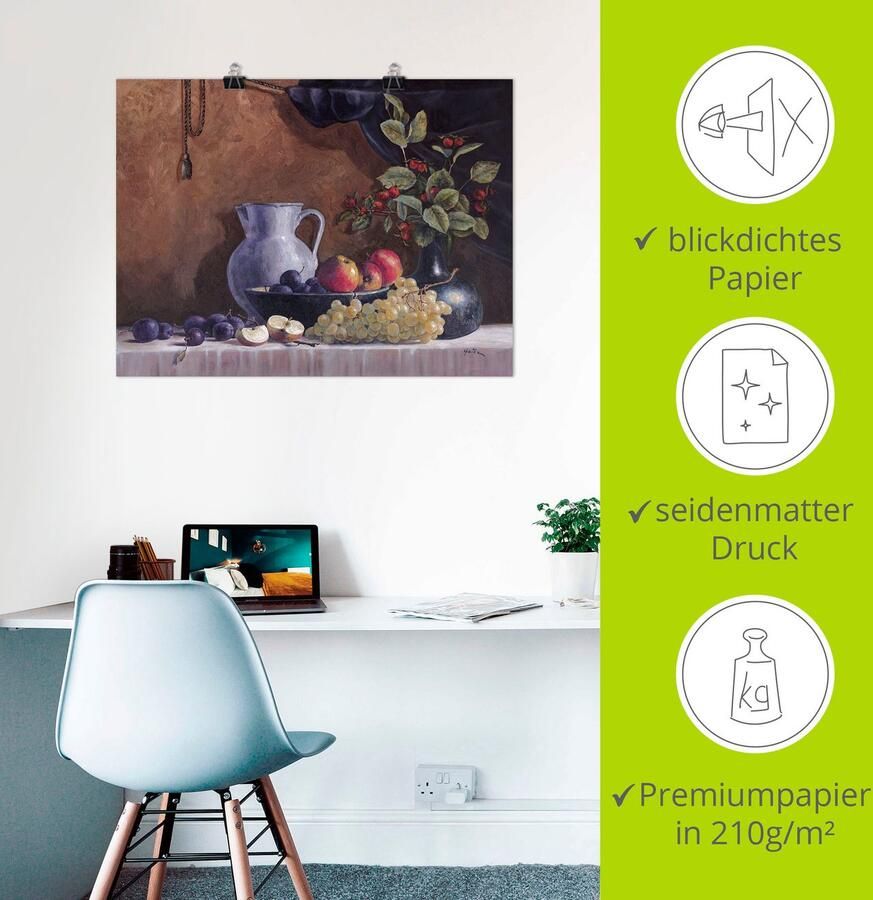Artland Artprint Stilleven als artprint op linnen poster in verschillende formaten maten - Foto 2