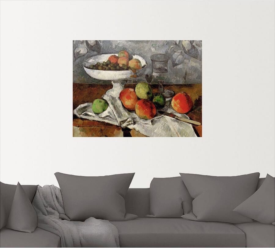 Artland Artprint Stilleven met fruitschaal als poster muursticker in verschillende maten - Foto 4