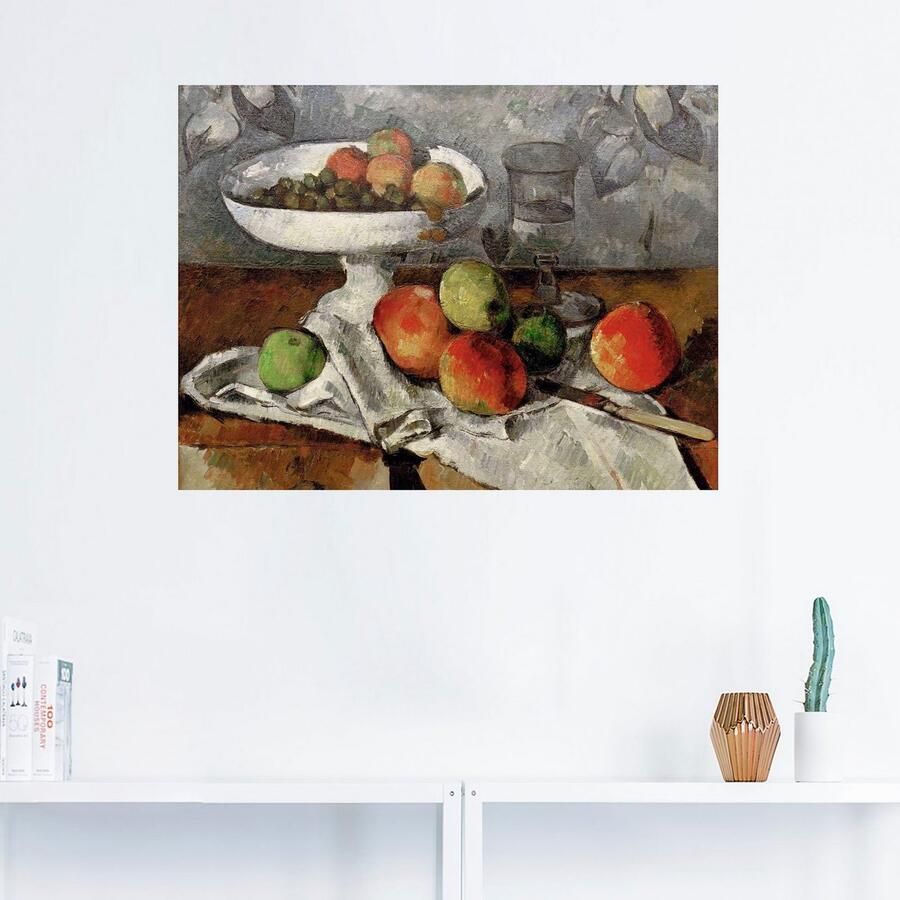 Artland Artprint Stilleven met fruitschaal als poster muursticker in verschillende maten