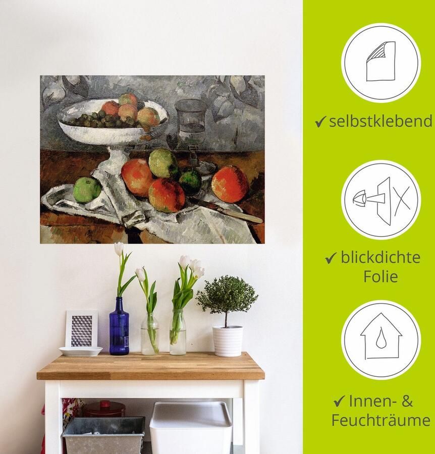 Artland Artprint Stilleven met fruitschaal als poster muursticker in verschillende maten - Foto 3