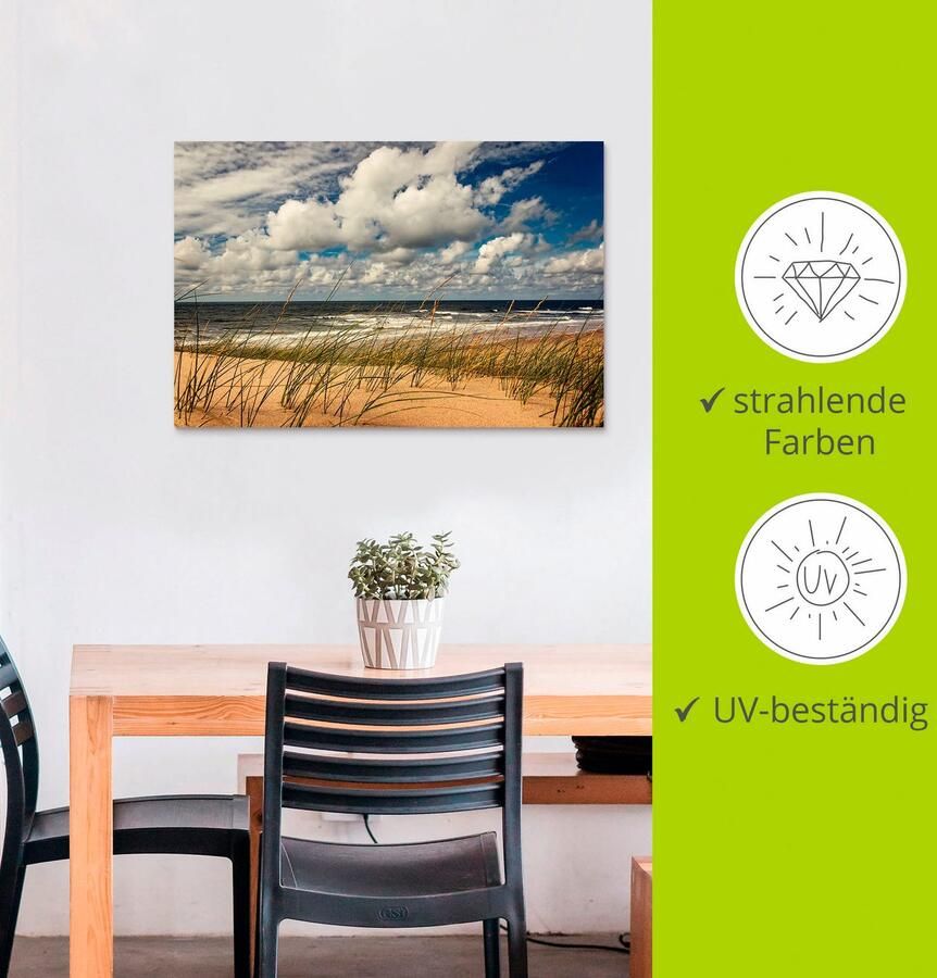 Artland Artprint Strand paal 17 02 als artprint van aluminium artprint voor buiten poster in diverse formaten - Foto 3