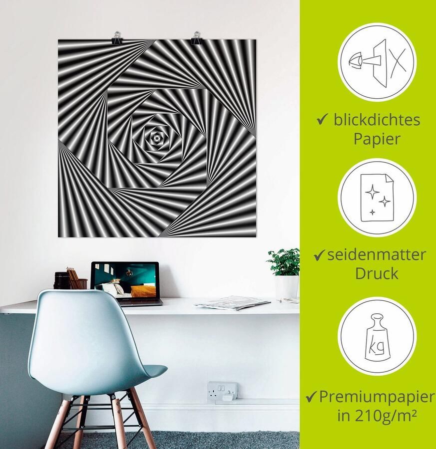 Artland Artprint Studie Nr. 4 als poster muursticker in verschillende maten - Foto 2