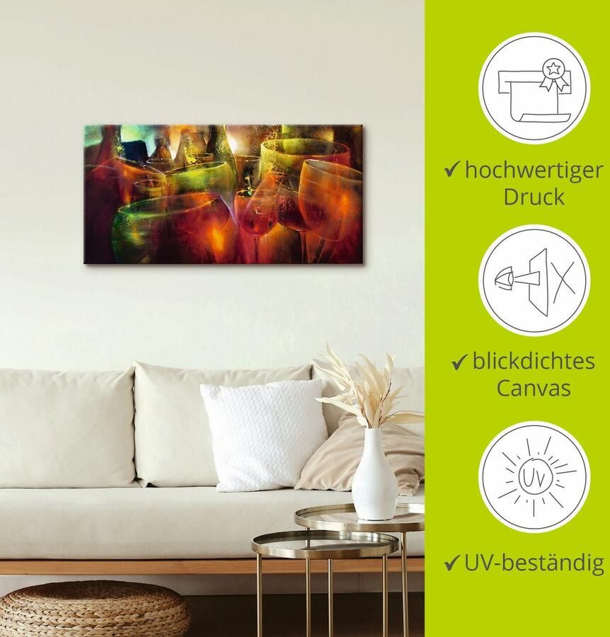 Artland Artprint Te later uur als artprint op linnen poster muursticker in verschillende maten - Foto 2