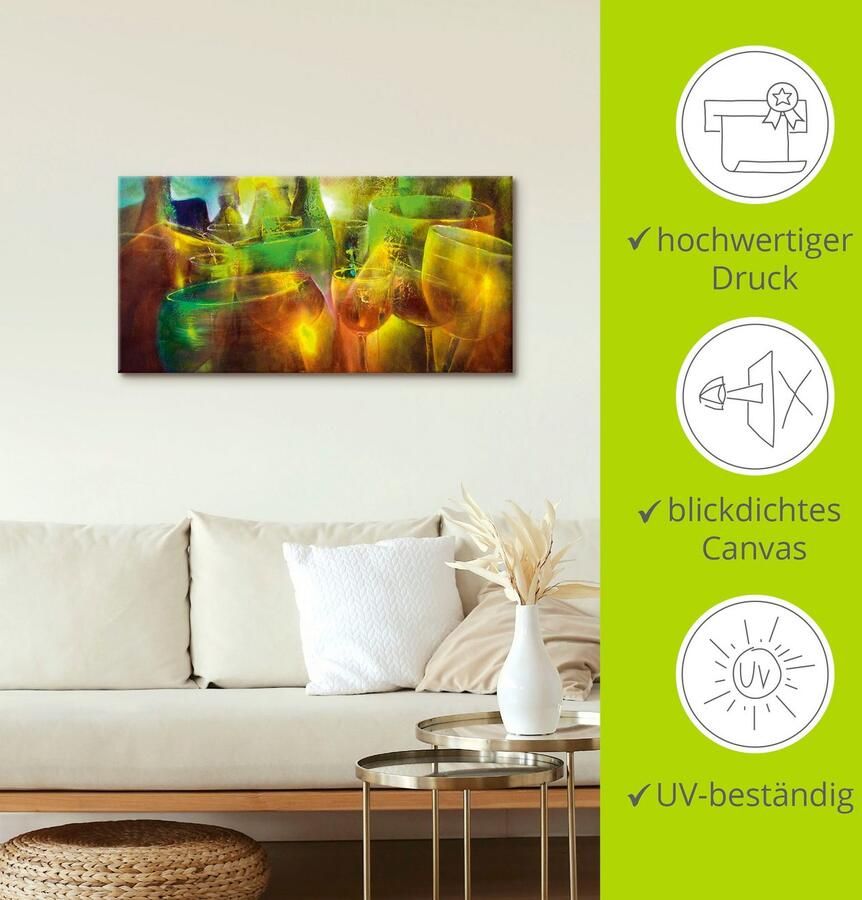 Artland Artprint Te later uur als artprint van aluminium artprint voor buiten artprint op linnen in verschillende maten - Foto 3