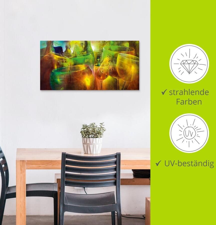 Artland Artprint Te later uur als artprint van aluminium artprint voor buiten artprint op linnen in verschillende maten - Foto 3