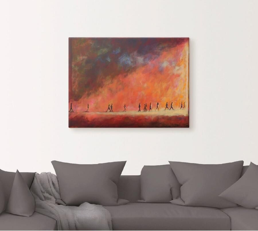 Artland Artprint Tegen het licht in als artprint op linnen muursticker in verschillende maten - Foto 5