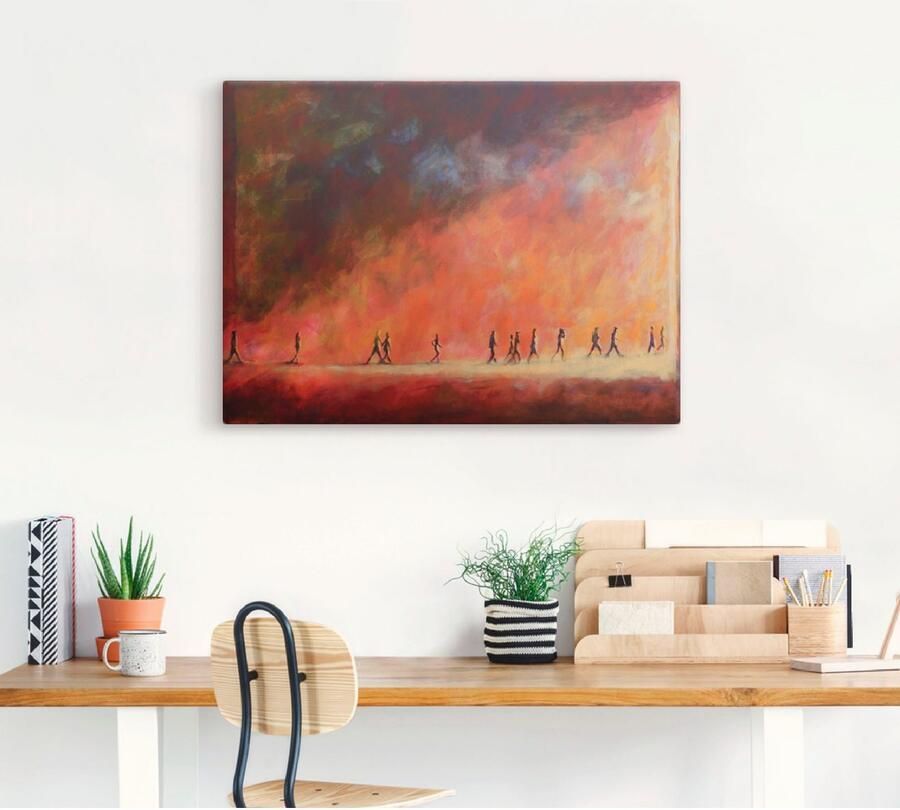 Artland Artprint Tegen het licht in als artprint op linnen muursticker in verschillende maten - Foto 4