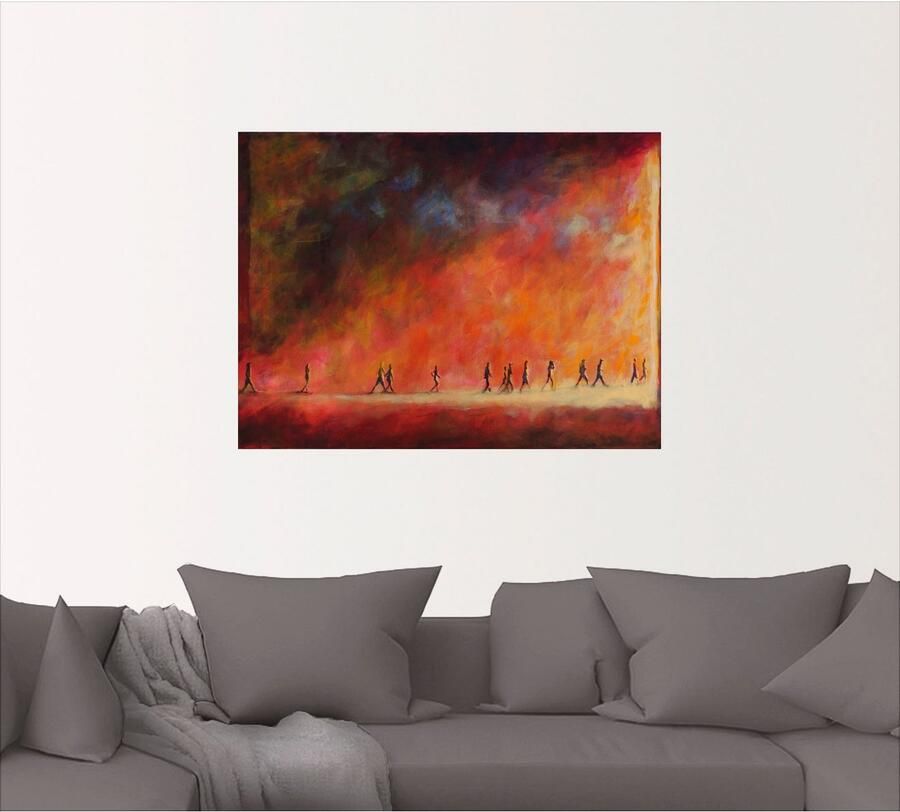 Artland Artprint Tegen het licht in als artprint op linnen muursticker in verschillende maten - Foto 3