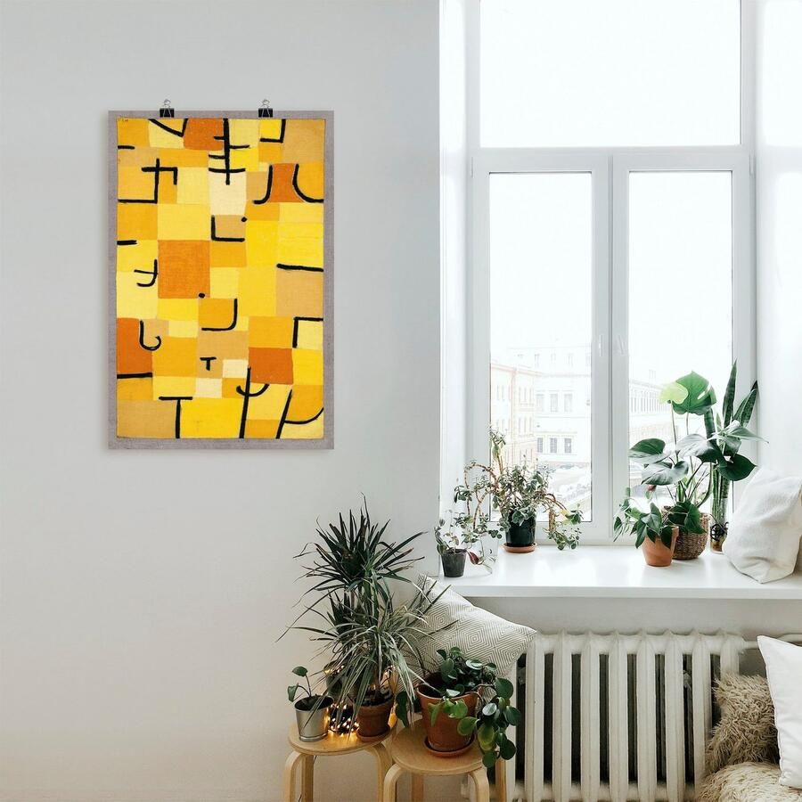 Artland Artprint Teken in geel. 1937 als artprint van aluminium artprint op linnen muursticker of poster in verschillende maten