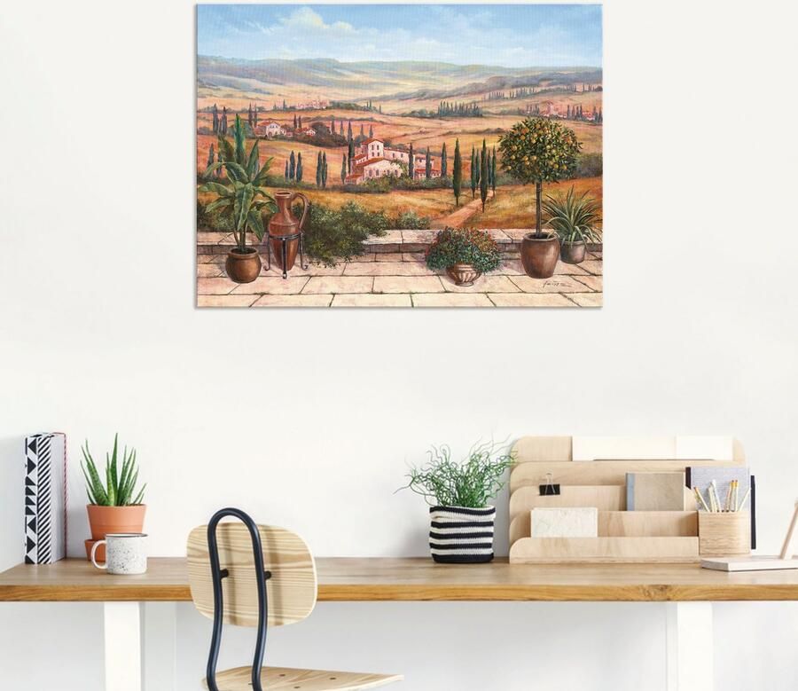 Artland Artprint Terras als artprint van aluminium artprint voor buiten artprint op linnen poster in verschillende maten. maten - Foto 5