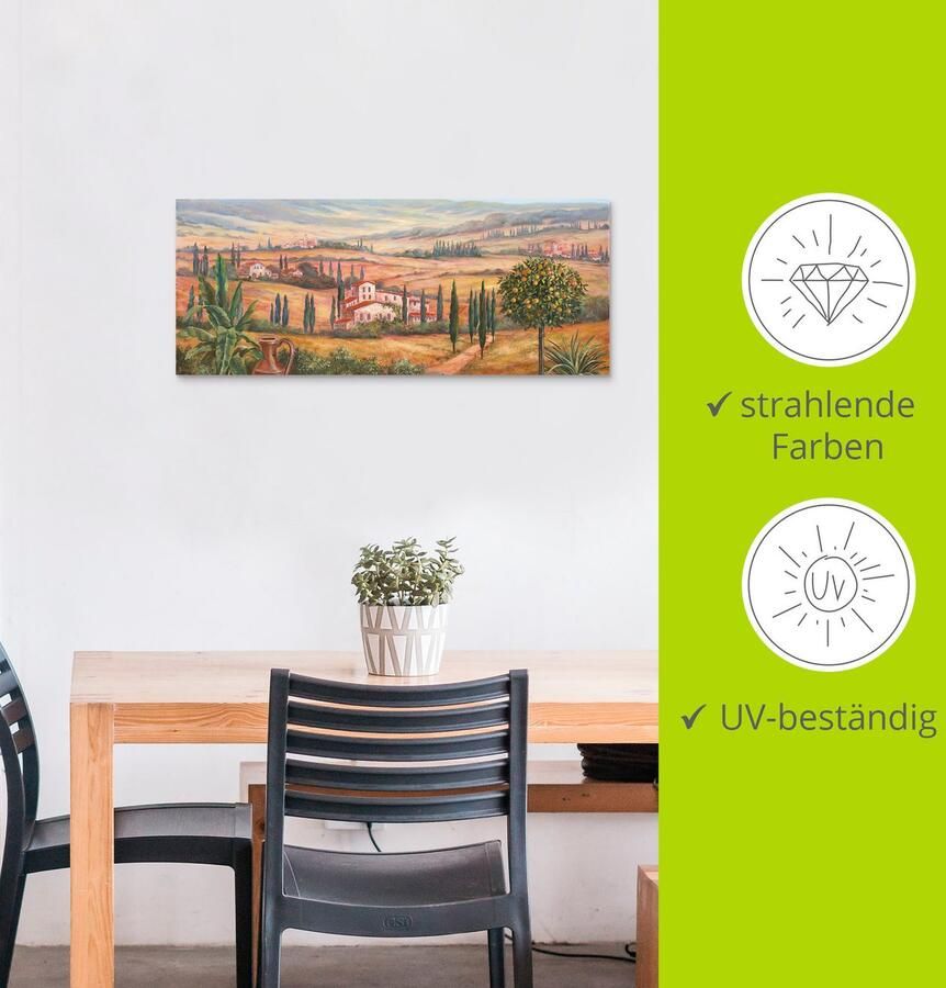 Artland Artprint Terras als artprint van aluminium artprint voor buiten artprint op linnen poster in verschillende maten. maten - Foto 3