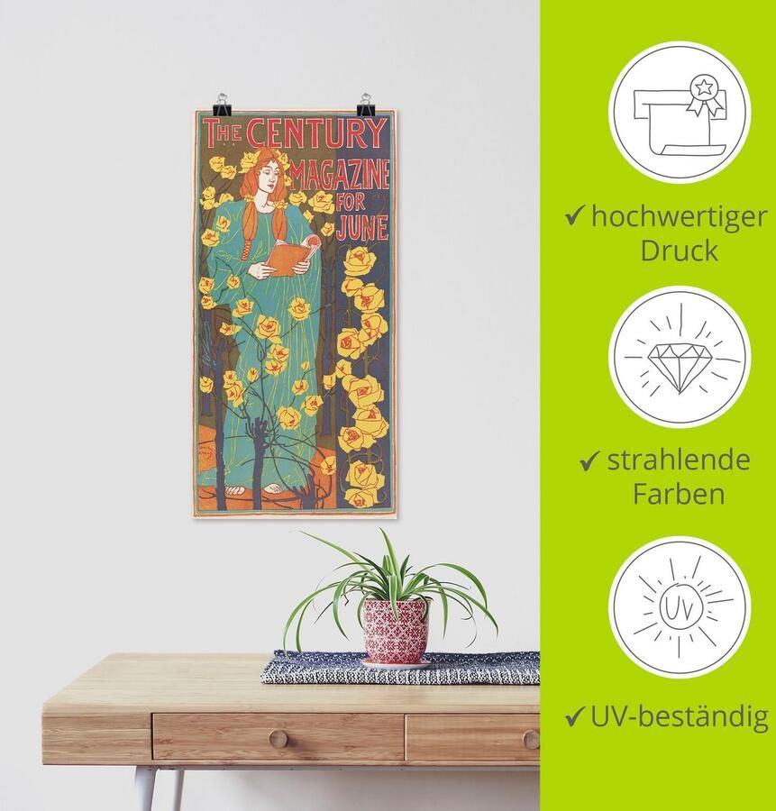 Artland Artprint The Century Magazine: June als poster muursticker in verschillende maten - Foto 4