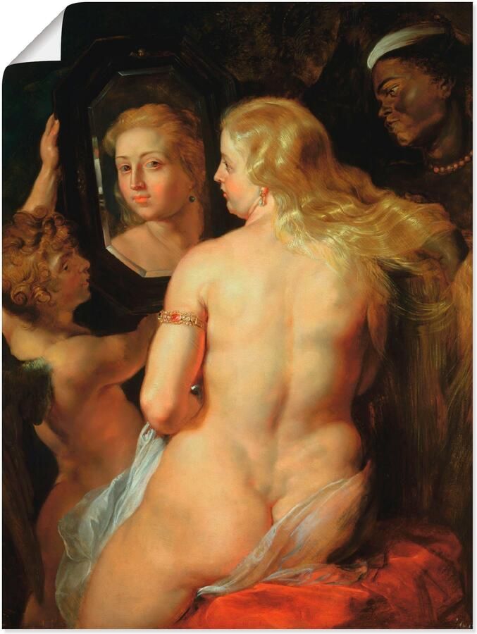 Artland Artprint Toilet van Venus als artprint op linnen muursticker of poster in verschillende maten - Foto 5