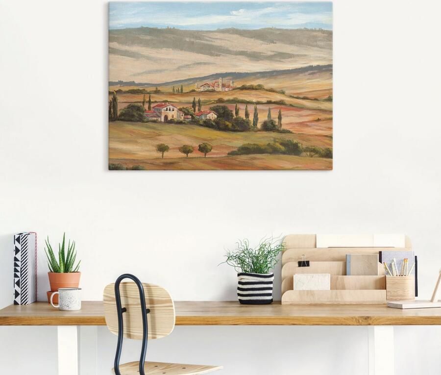 Artland Artprint op linnen Toscaans dal I - Foto 6