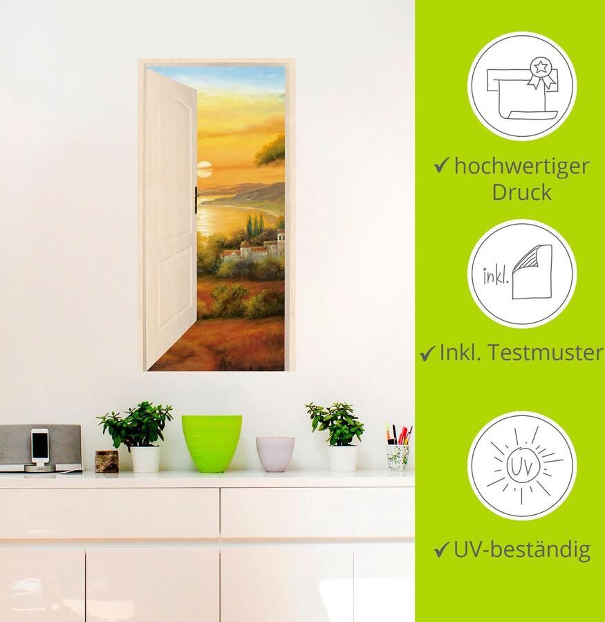 Artland Artprint Toscaanse baai II als muursticker in verschillende maten - Foto 3