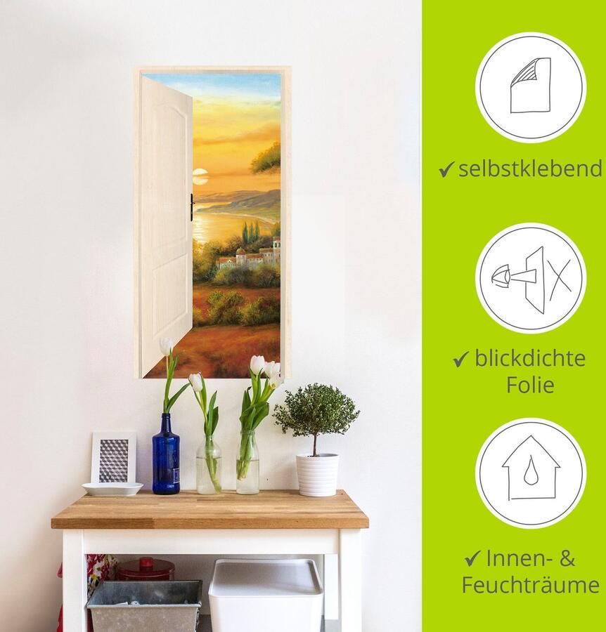 Artland Artprint Toscaanse baai II als muursticker in verschillende maten - Foto 4