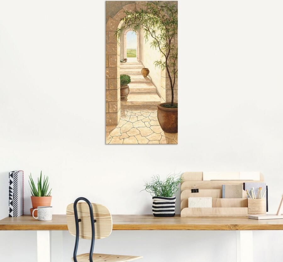 Artland Artprint Toscaanse doorgang als artprint van aluminium artprint voor buiten artprint op linnen poster muursticker - Foto 5