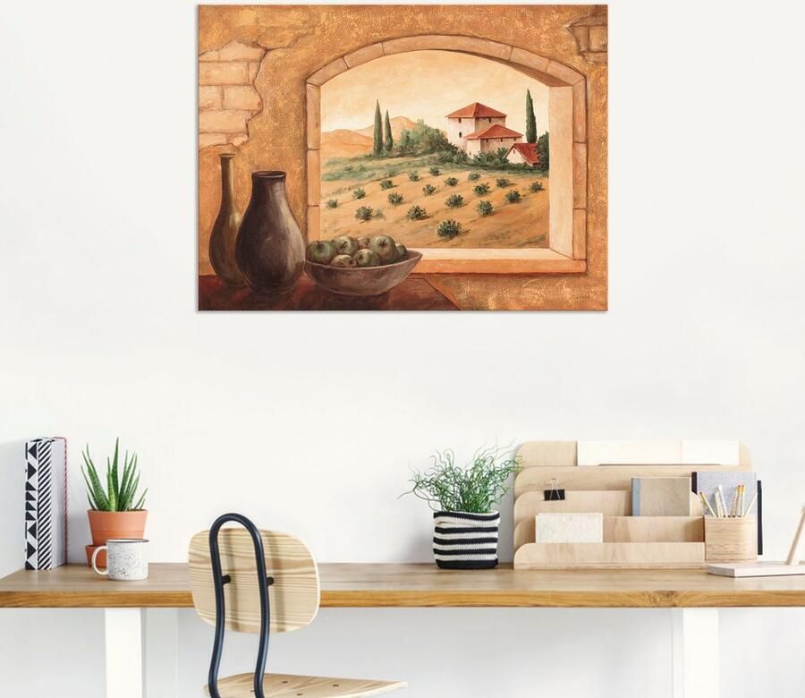 Artland Artprint Toscane als artprint van aluminium artprint voor buiten artprint op linnen poster in verschillende maten. maten - Foto 5