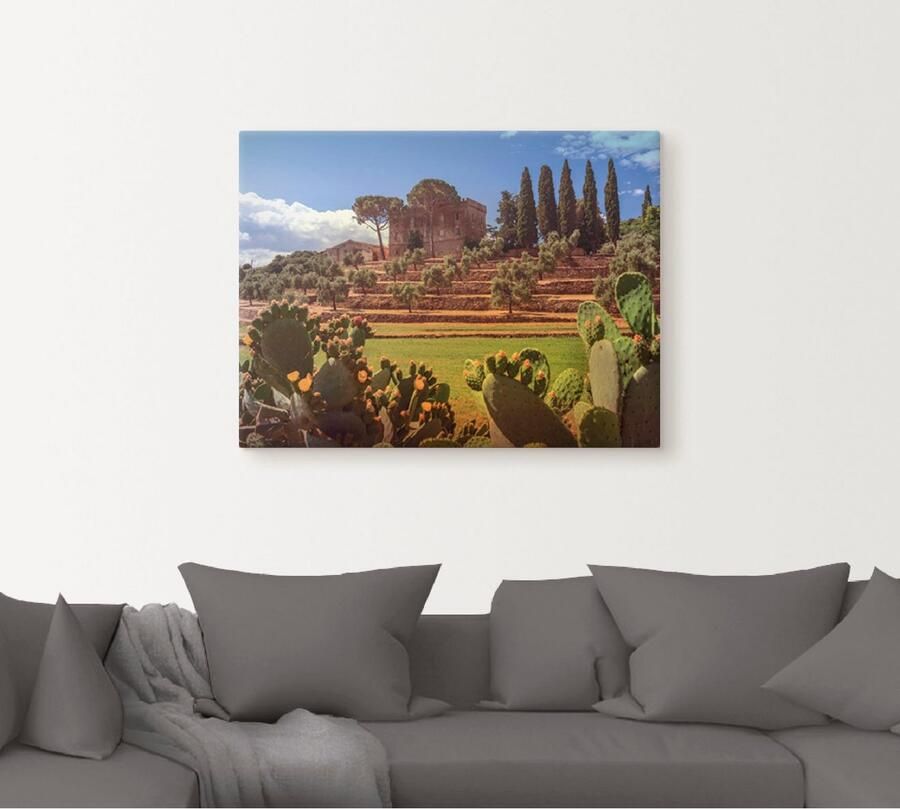 Artland Artprint Toscane I als artprint op linnen poster in verschillende formaten maten - Foto 4